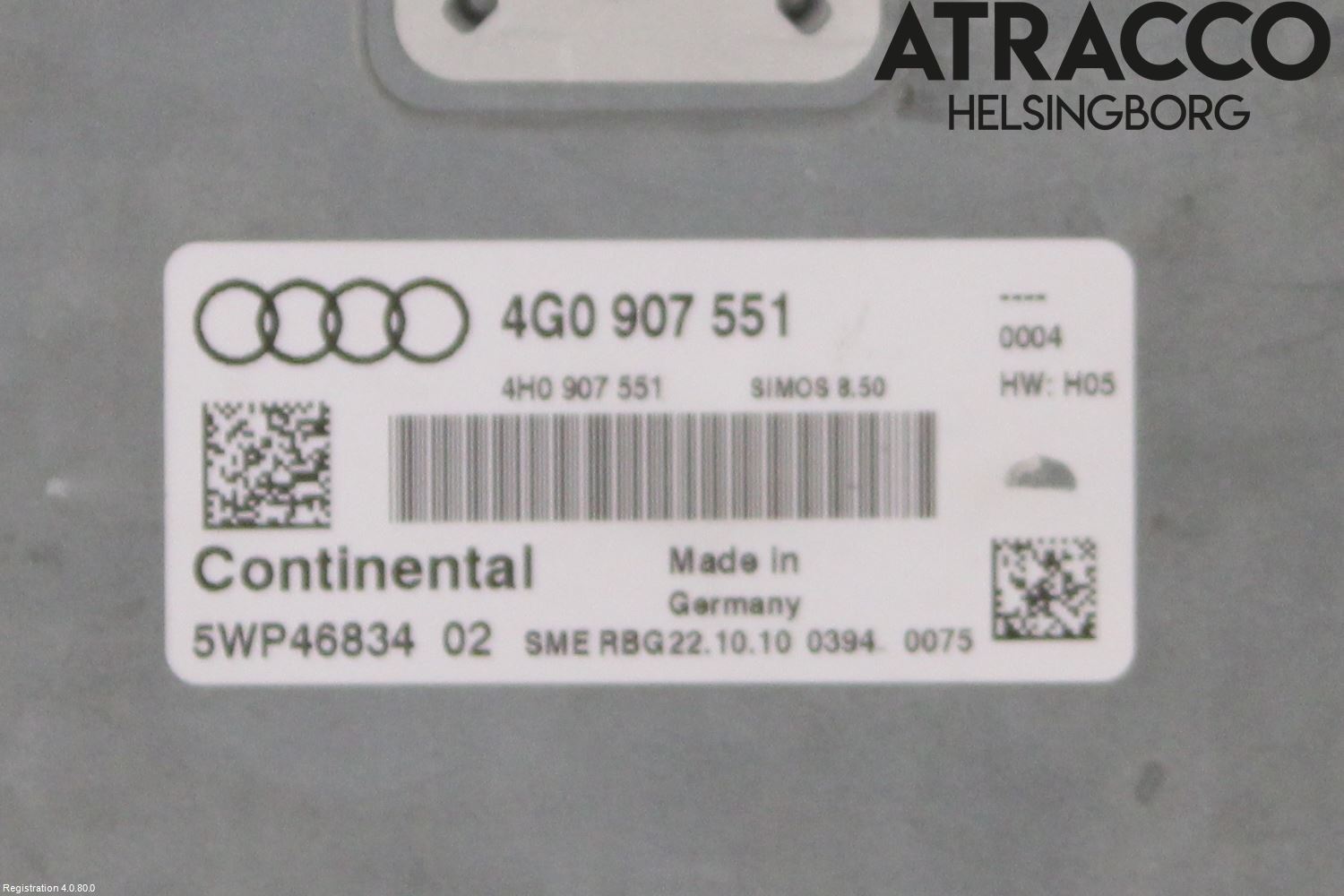 Audi A7/S7 4G 11-17 Styrenhet Insprut Bensin