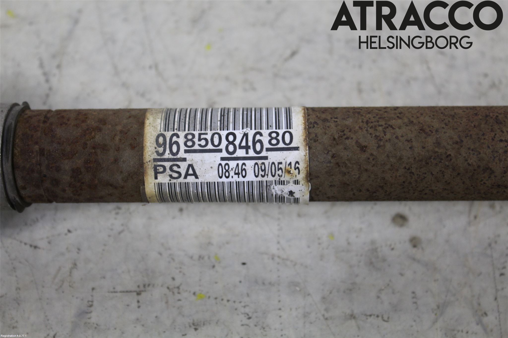 Peugeot 3008 09-16 Drivaxel Fram Höger