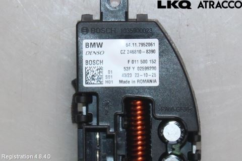 BMW 1 F40 19- Värmefläktsmotstånd