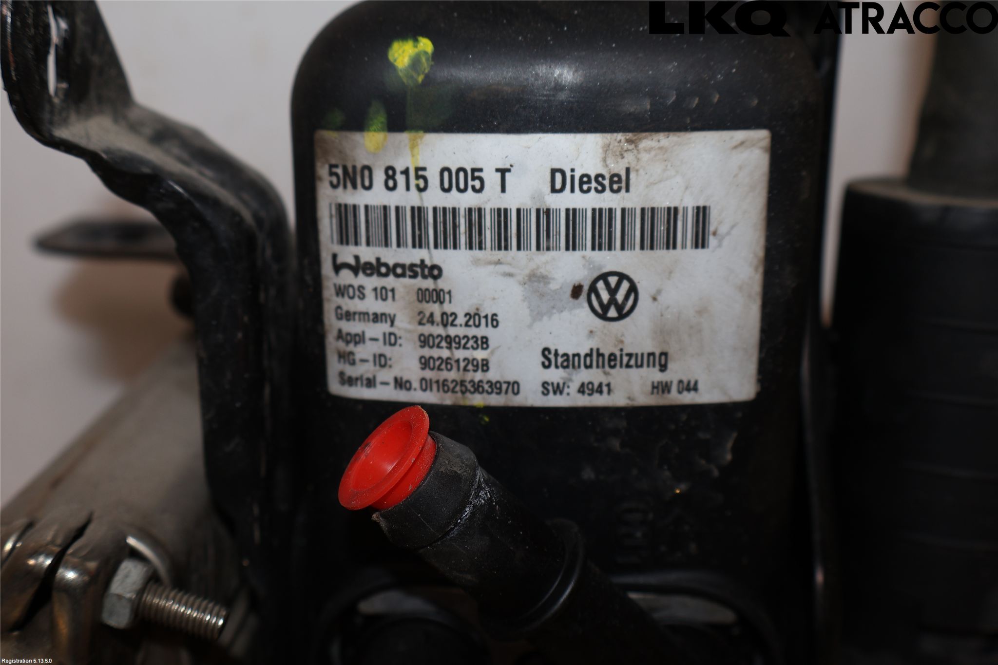 Volkswagen VW TIGUAN 07-16 Dieselvärmare