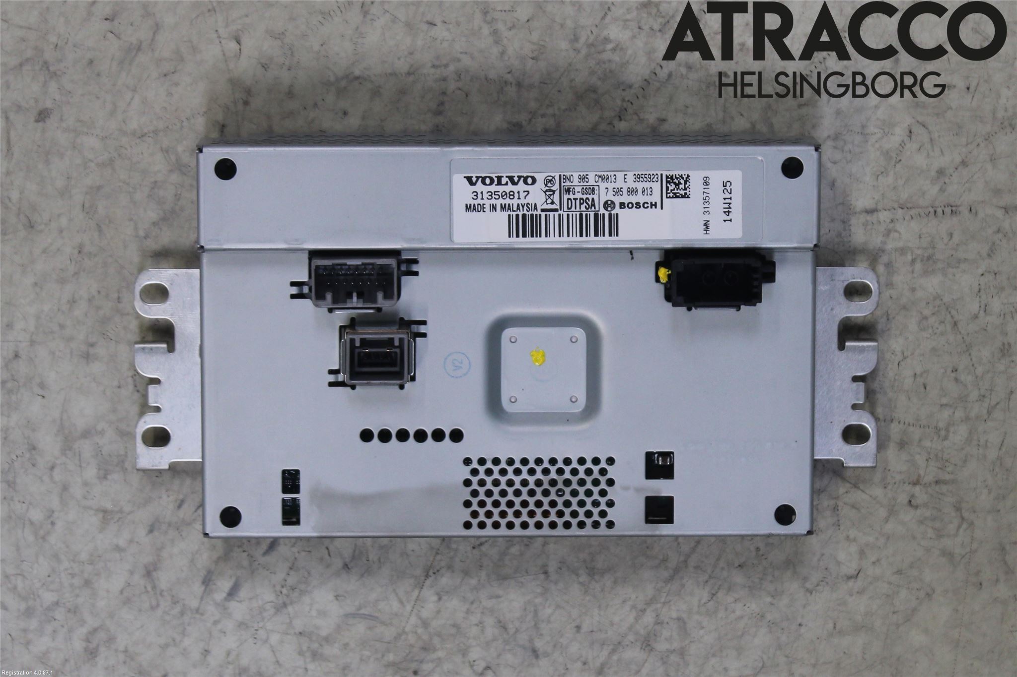 Volvo V70 14-16 Multifunktionsdisplay