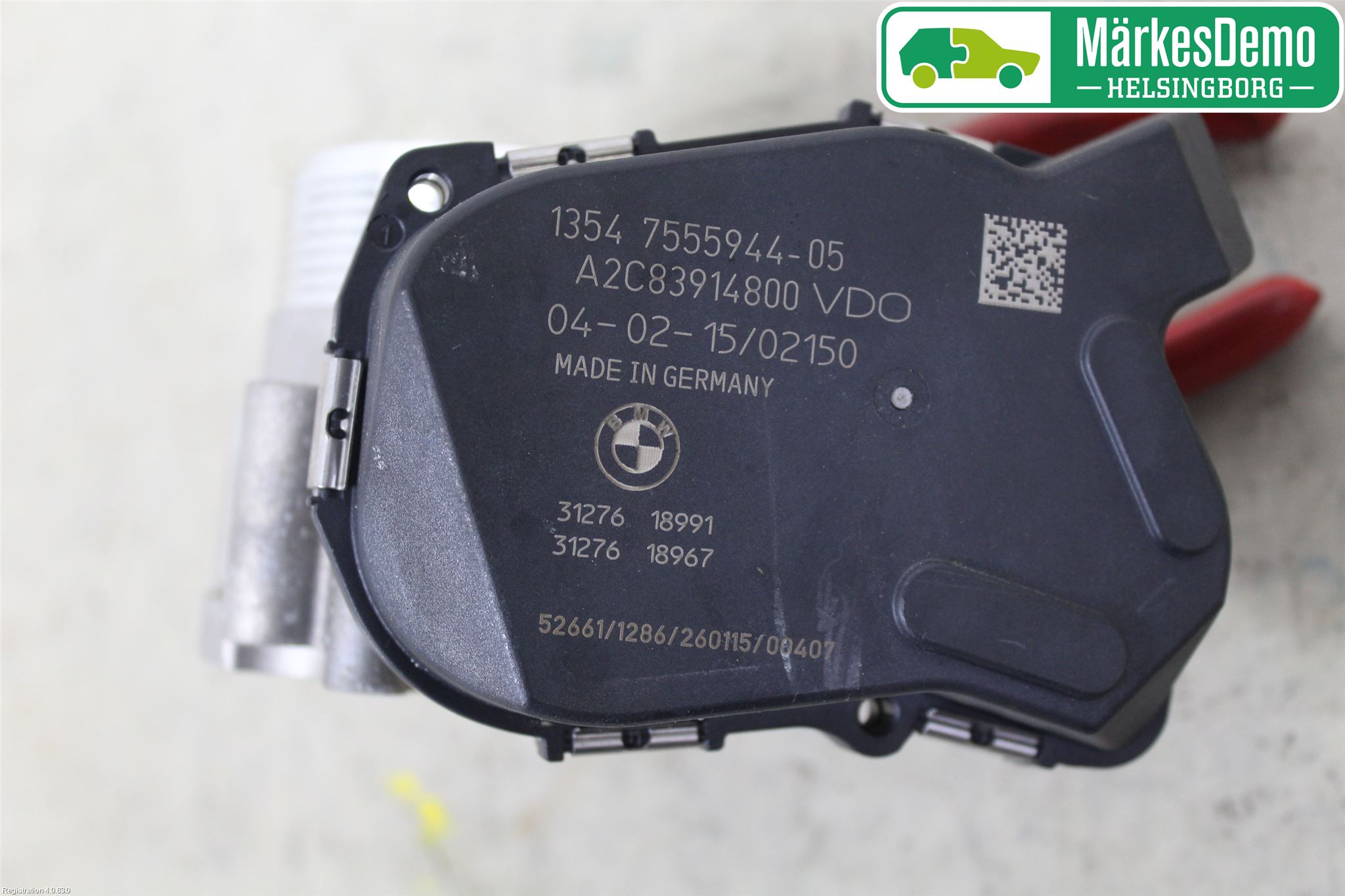 BMW X6 F16 14-19 Injspjällhus