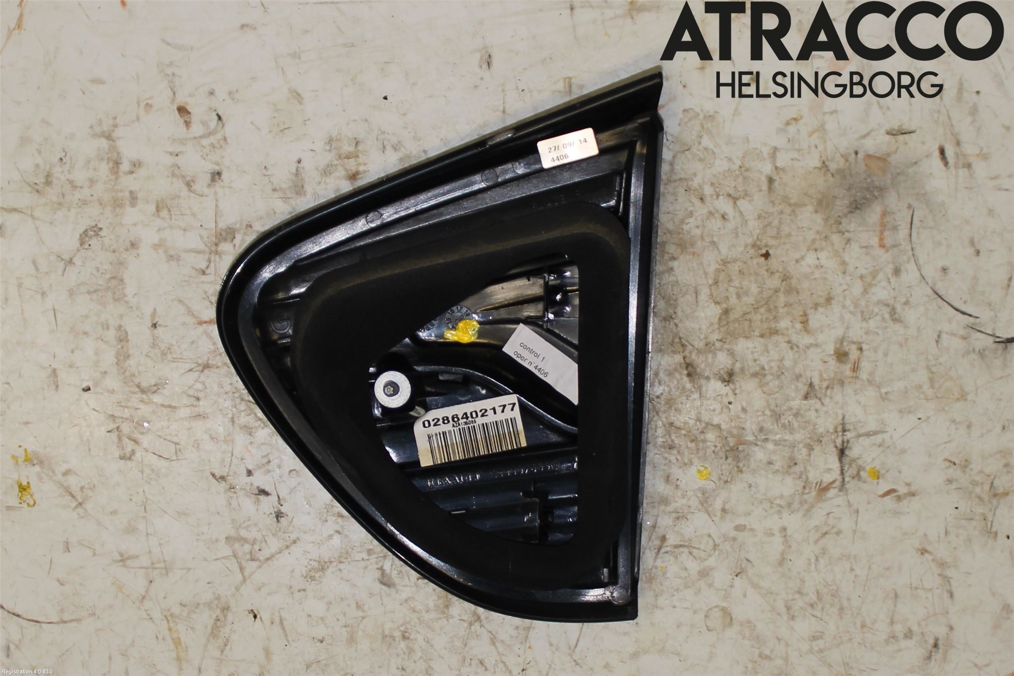 Renault CAPTUR 13-19 Bakljus Lucka Vä