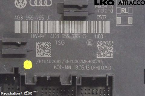 Audi A6 ALLROAD 12-18 Styrenhet Dörr