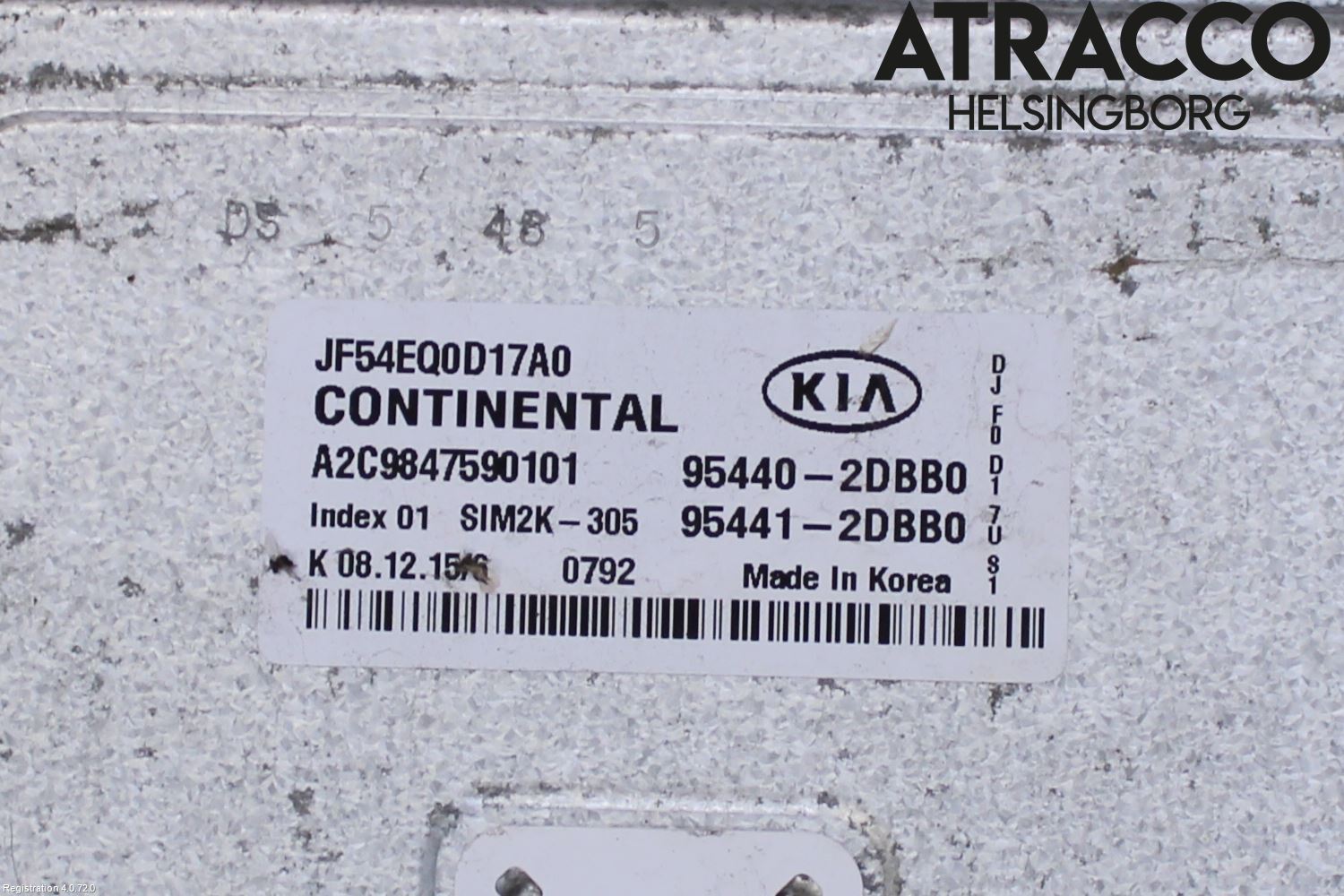 Kia OPTIMA 16-20 Styrenhet Växellåda