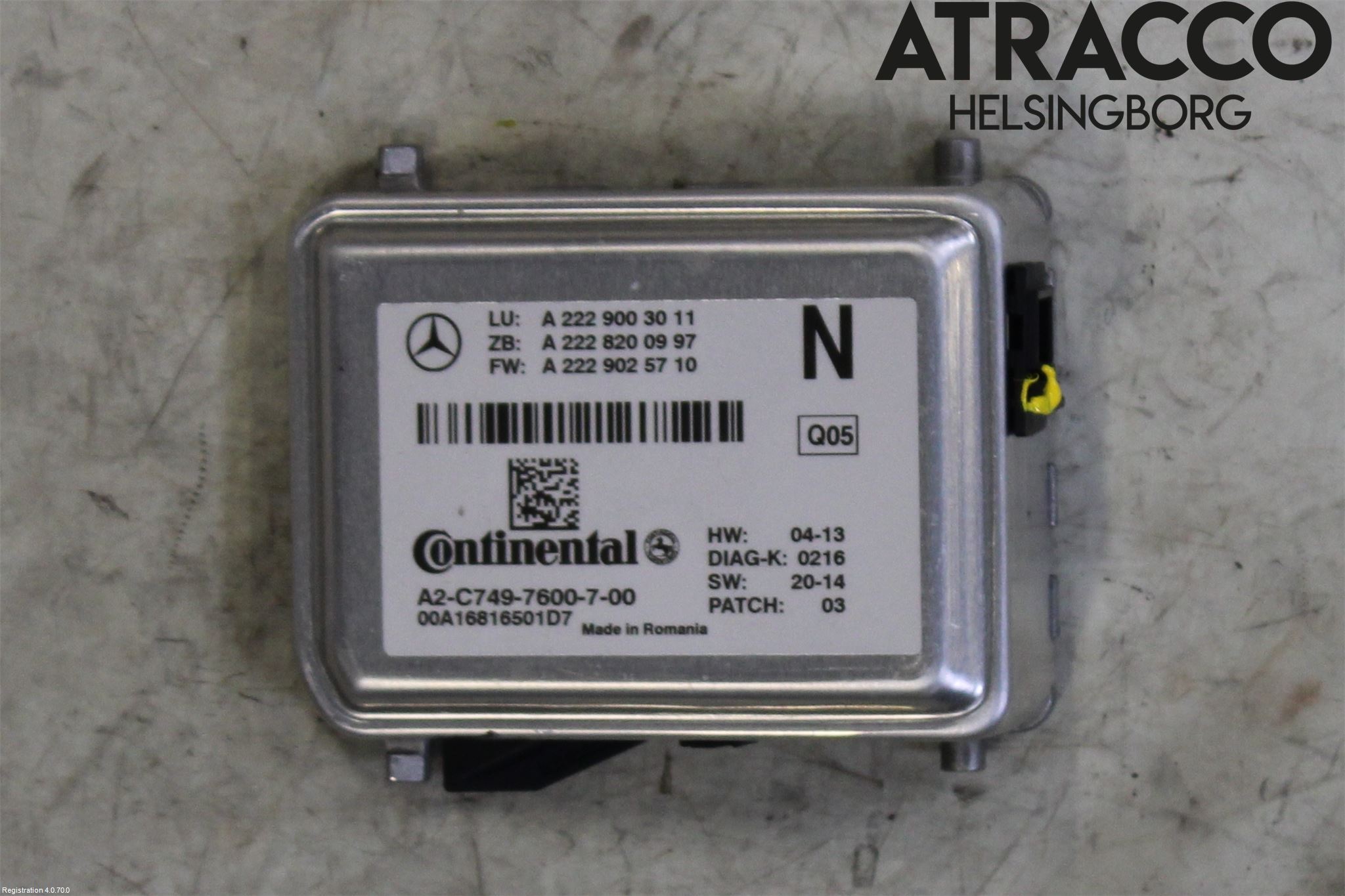 Mercedes-Benz MB GLC-KLASS (X253/C253) 15-22 Sensor Aktivt Kollisionsskydd