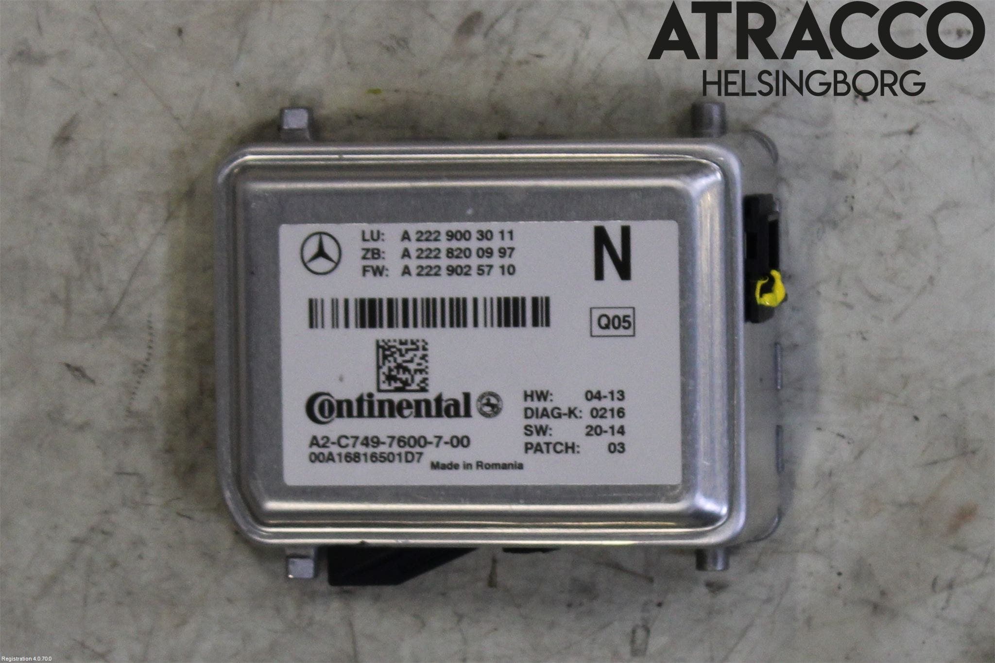 MB GLC-KLASS (X253/C253) 15-22 Sensor Aktivt Kollisionsskydd