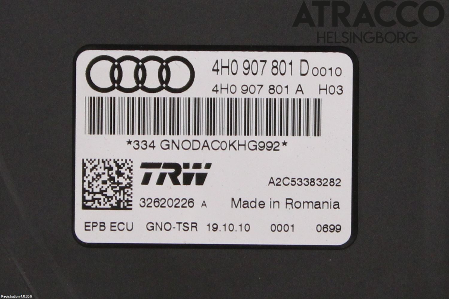 Audi A7/S7 4G 11-17 Styrenhet Parkbroms Epb