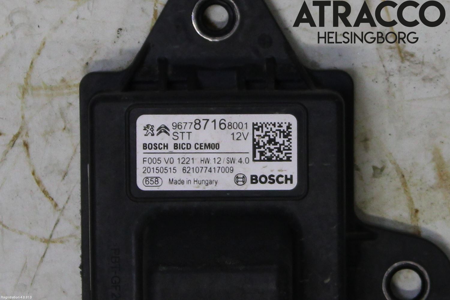 Peugeot PARTNER 08-15 Styrenhet Start/Stopp