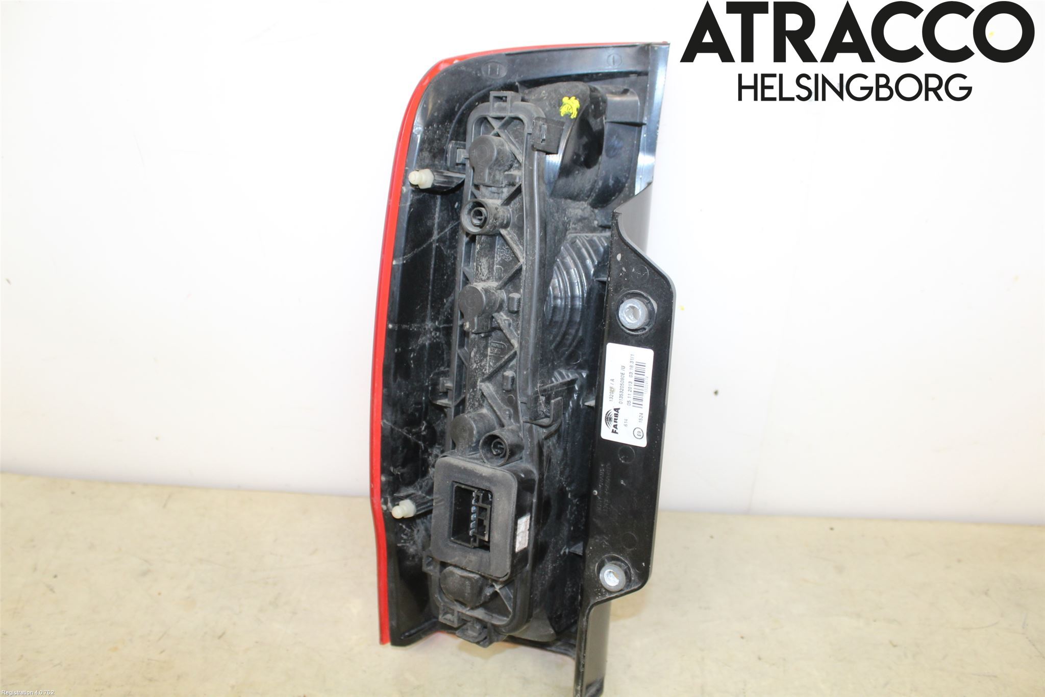 Peugeot BIPPER Bakljus Höger