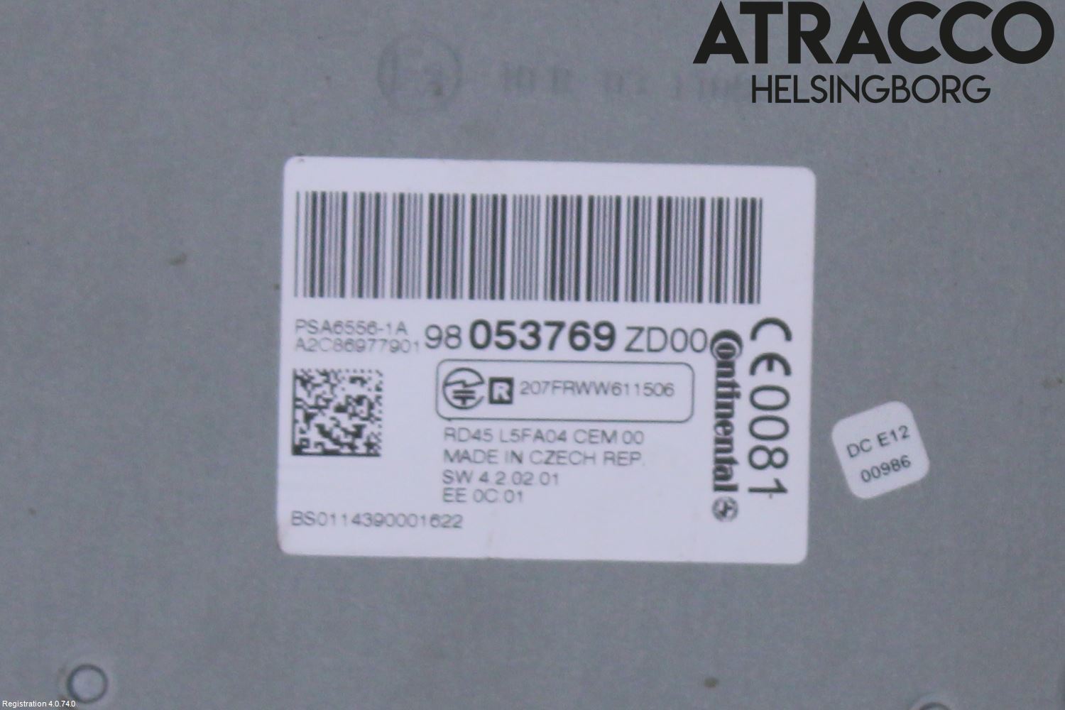Citroen C5 08-17 Cd Radio - Multimediapanel