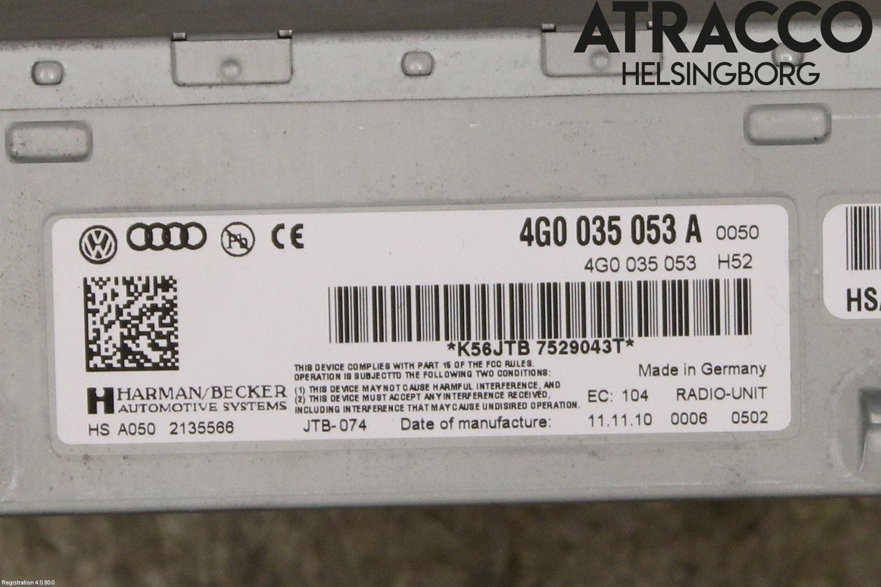 Audi A7/S7 4G 11-17 Radio