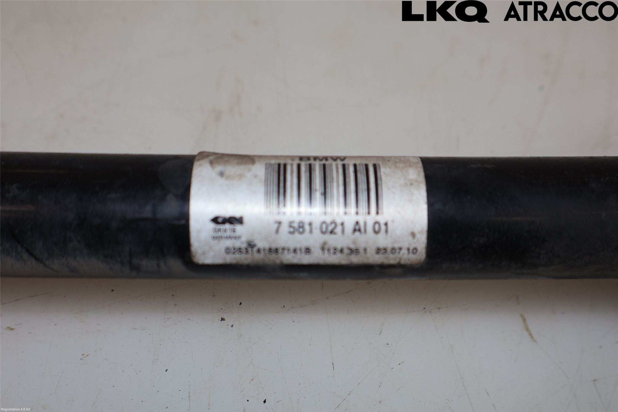 BMW 5 F10/F11/F18 09-17 Drivaxel Bak Vänster