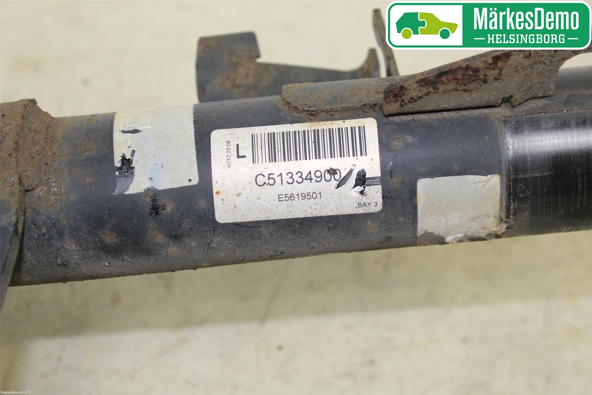 Mazda 5 10-18 Fjäderben Fram Vänster