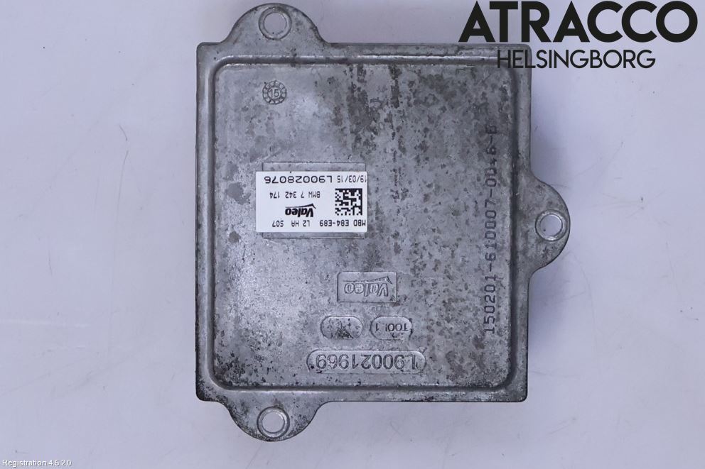 BMW X1 E84 10-15 Styrenhet Strålkastare