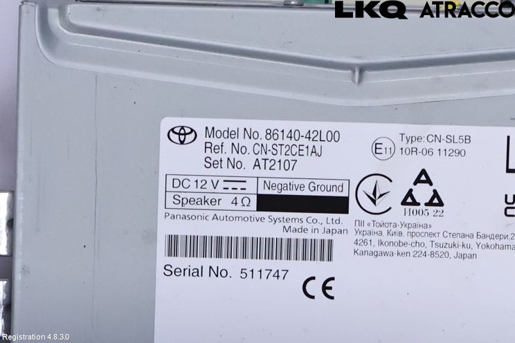Toyota RAV4 19- Cd Radio - Multimediapanel
