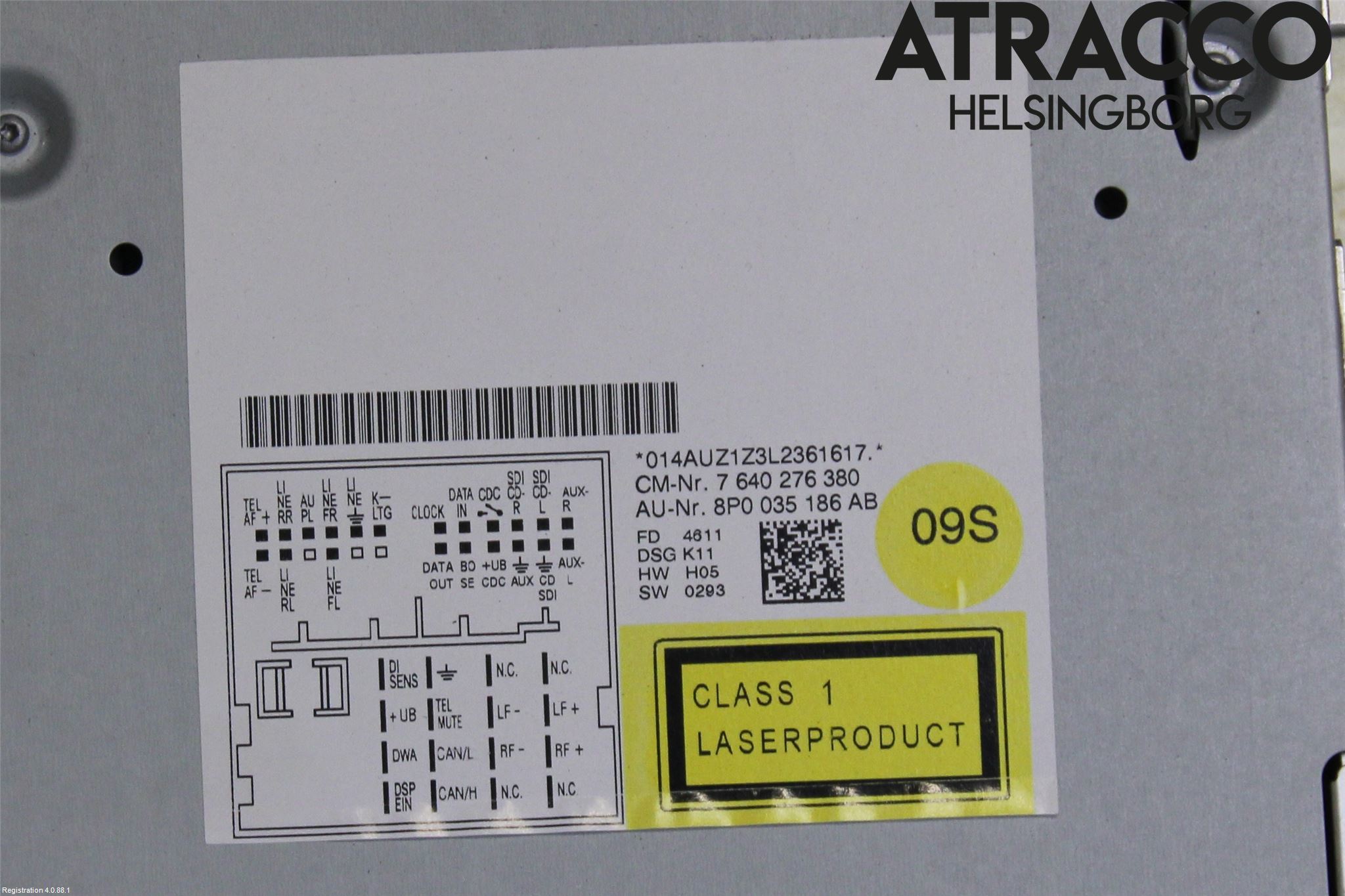 Audi A3/S3 05-13 Cd Radio - Multimediapanel