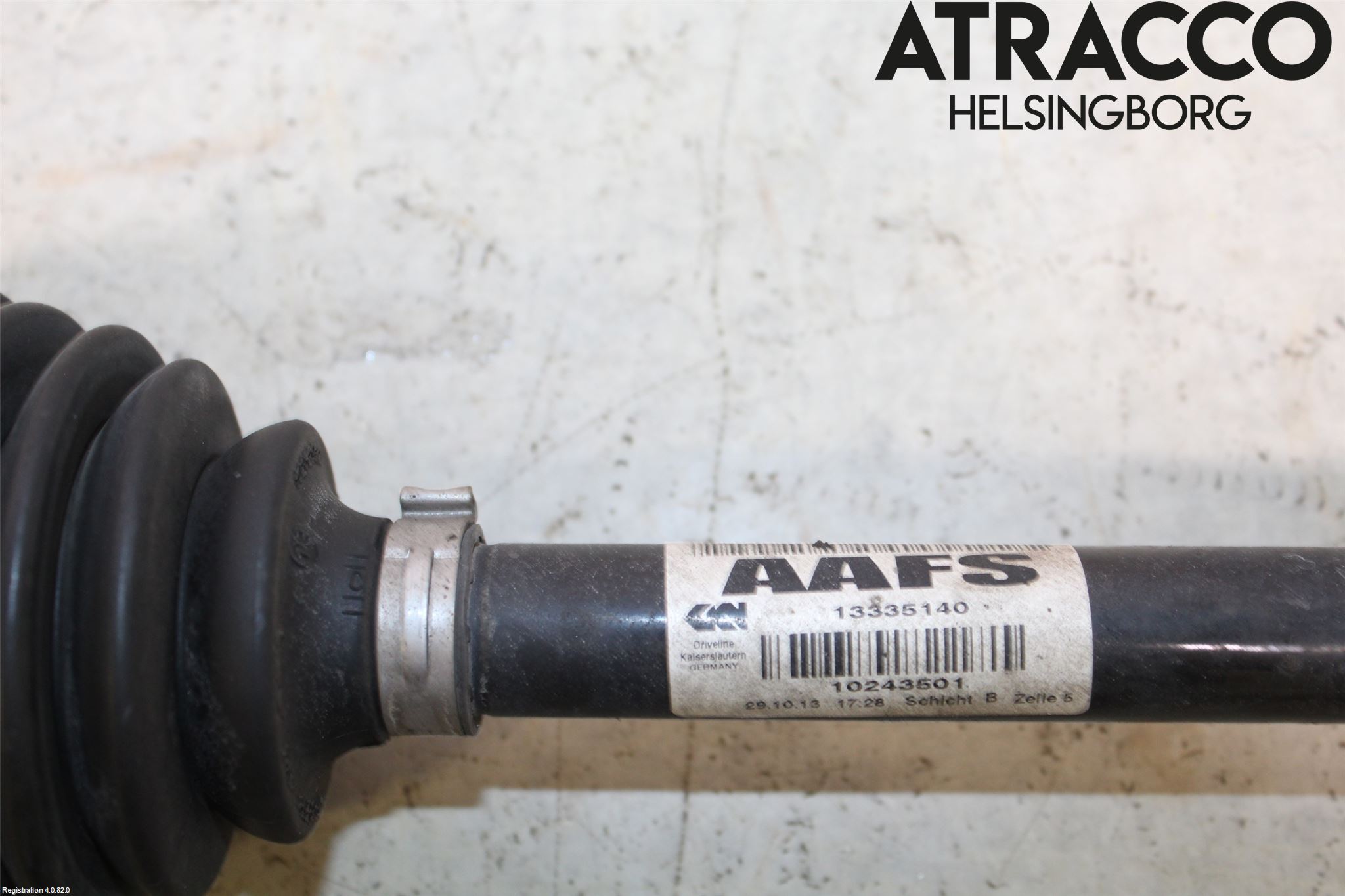 Opel ASTRA J 10-15 Drivaxel Fram Vänster