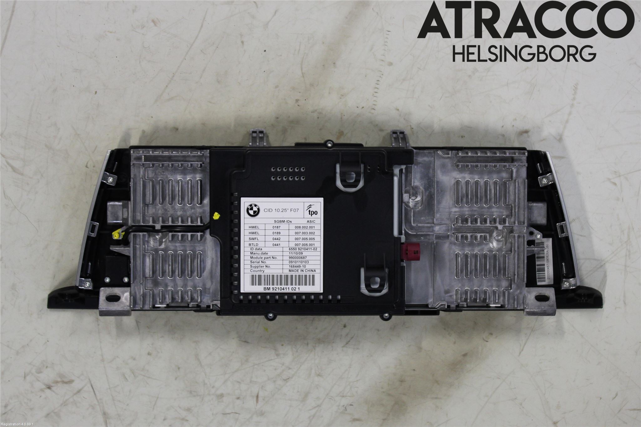 BMW 5 GT F07 09-17 Multifunktionsdisplay