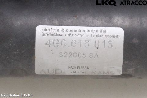 Audi A6/S6 4G 11-18 Fjädr Hydraulklocka Bak