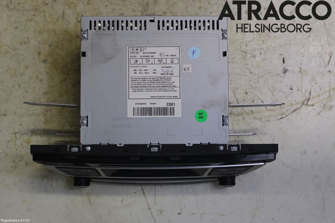 Hyundai i20 GB 15-20 Cd Radio - Multimediapanel