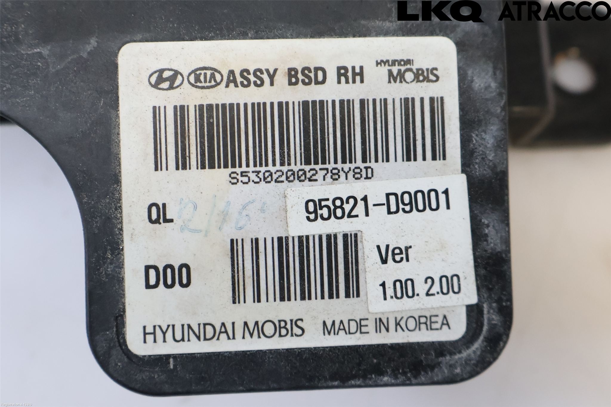 Kia SPORTAGE (QL) 16-21 Sensor Aktivt Kollisionsskydd