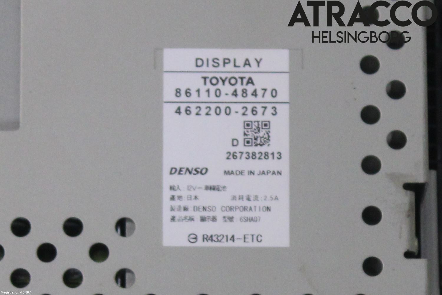 Lexus RX AL10 09-15 Multifunktionsdisplay