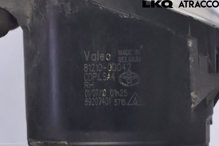 Toyota AVENSIS 09-15 Dimljus-Varselljus Fram
