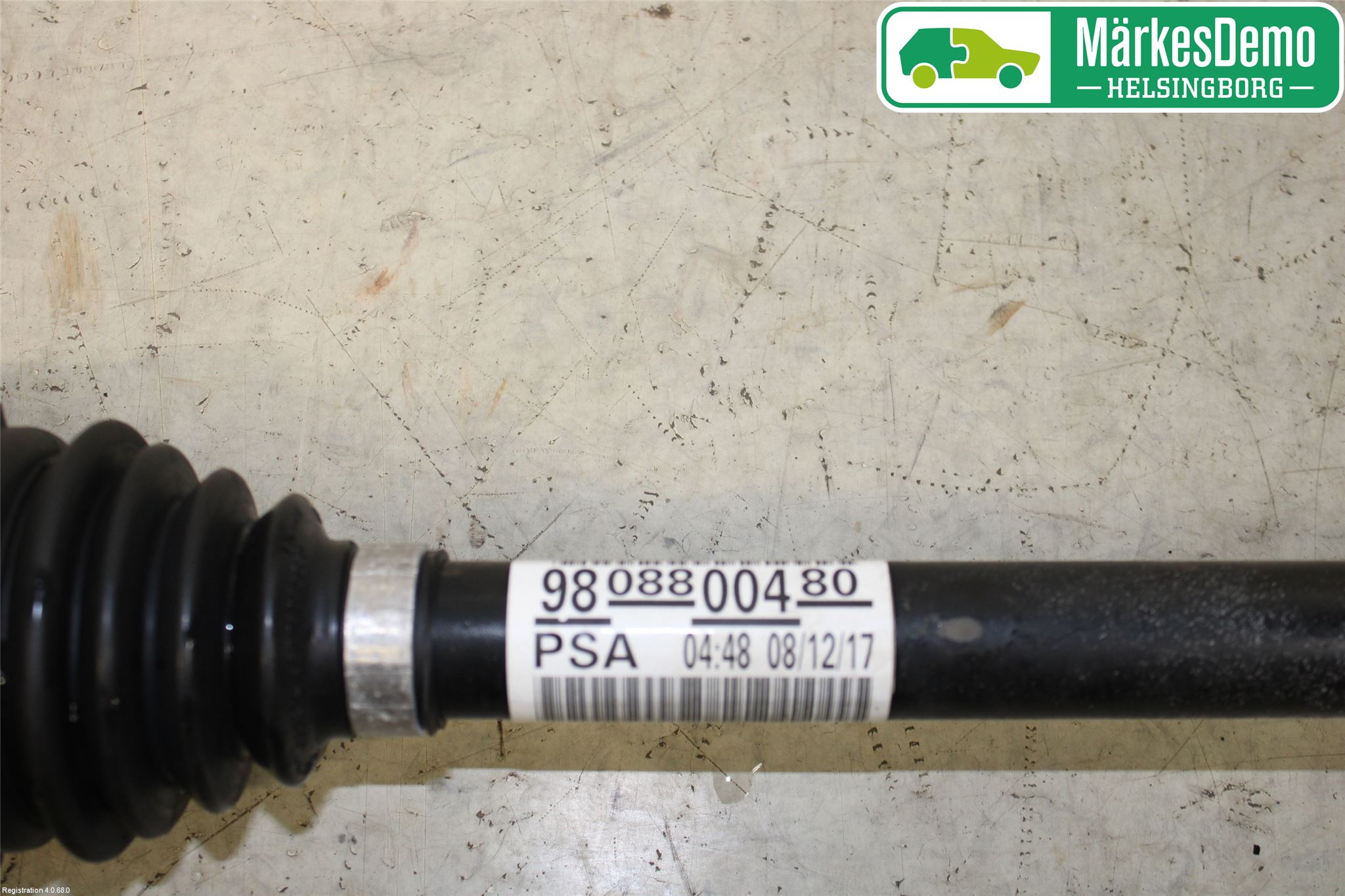 Citroen COTROEN C3 17-24 Drivaxel Fram Vänster