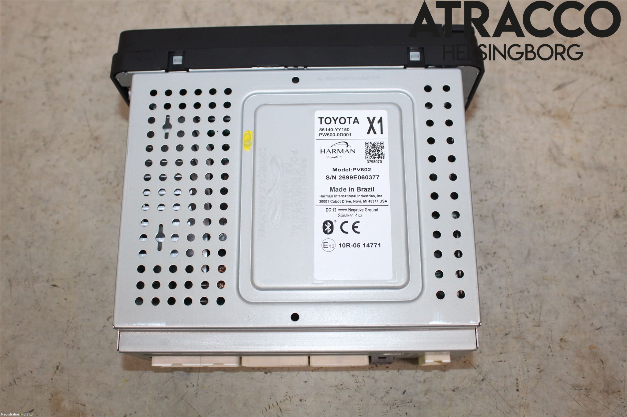 Toyota YARIS XP21 20- Radio
