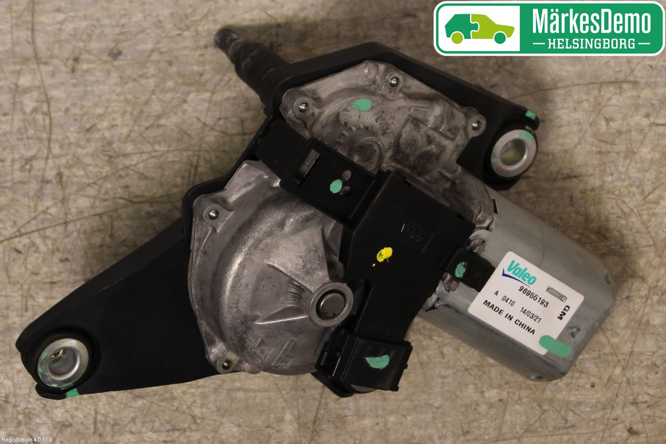 Opel MOKKA 13-20 Torkarmotor Baklucka