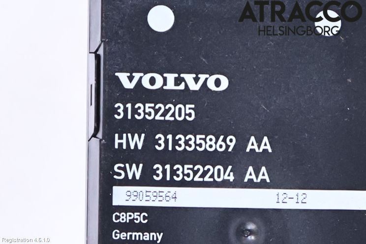 Volvo V70 08-13 Styrenhet Baklucka