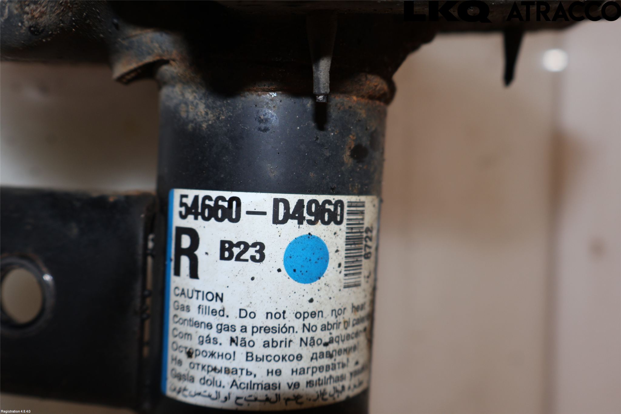 Kia OPTIMA 16-20 Fjäderben Fram Höger