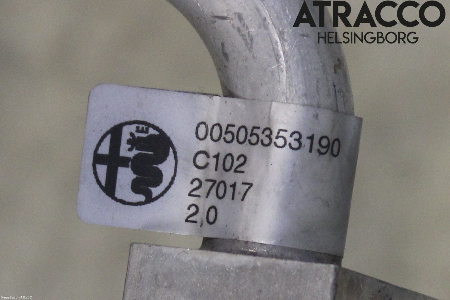 Alfa STELVIO 17- Ac Slang-Rör