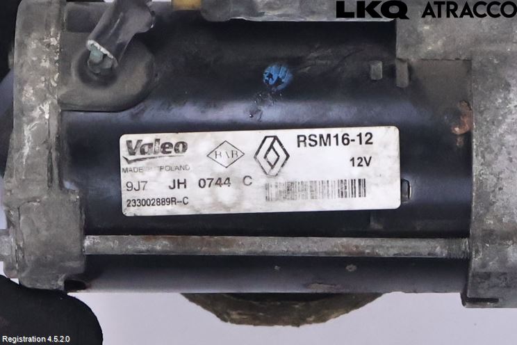 Renault TRAFIC/E-TECH 15- Startmotor Diesel