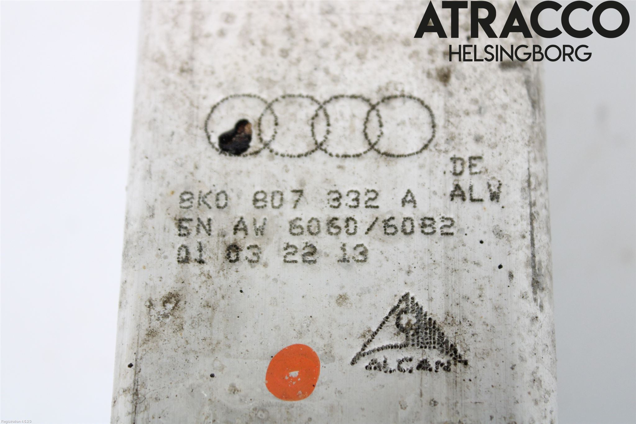 Audi A4 12-15 Stötfångarbärjärn Bak