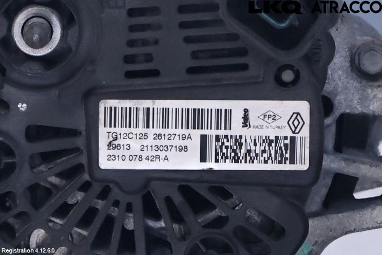 Renault CAPTUR 13-19 Generator