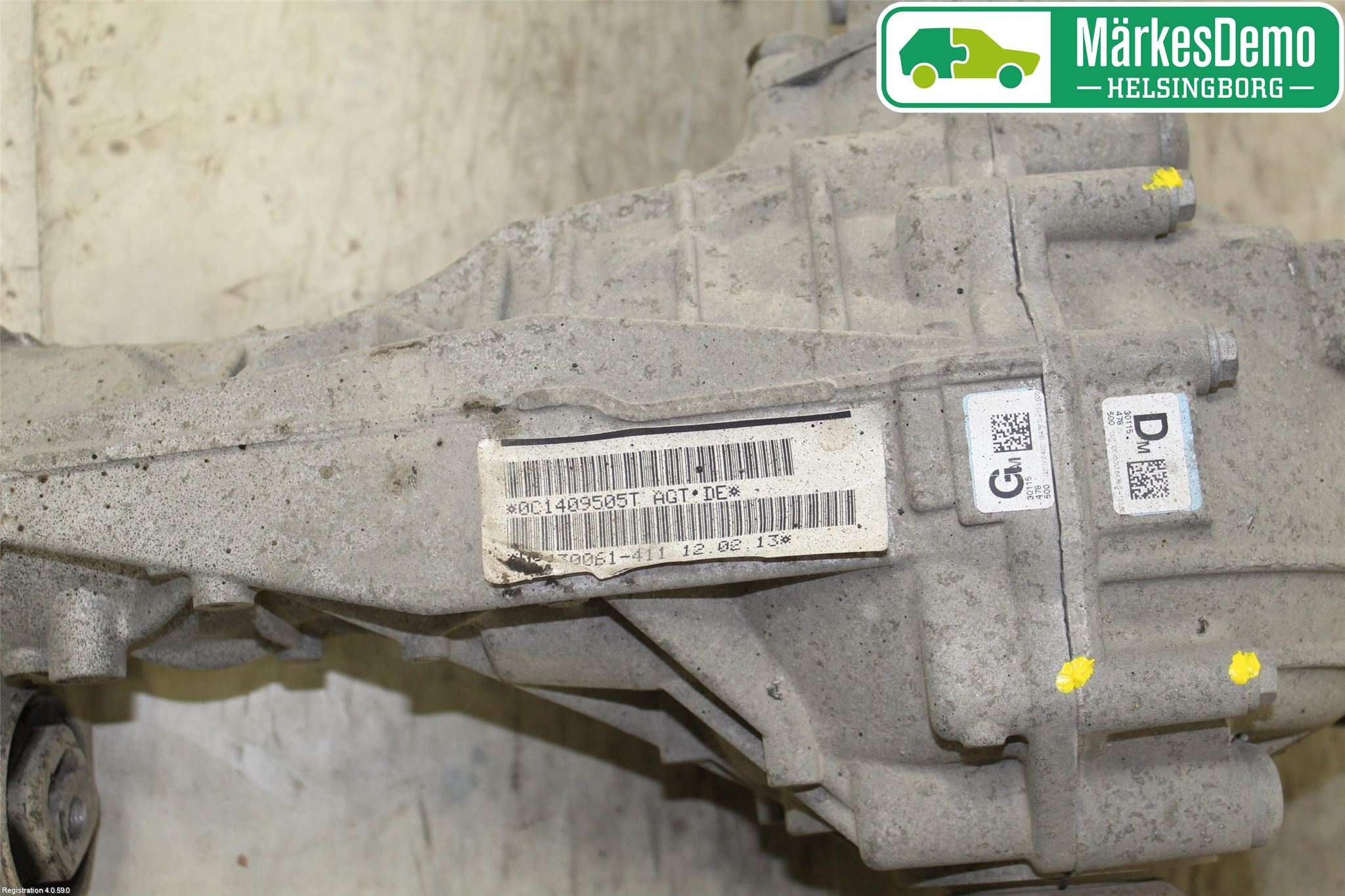 Volkswagen VW AMAROK 2H 10-22 Framvagn Diffrential