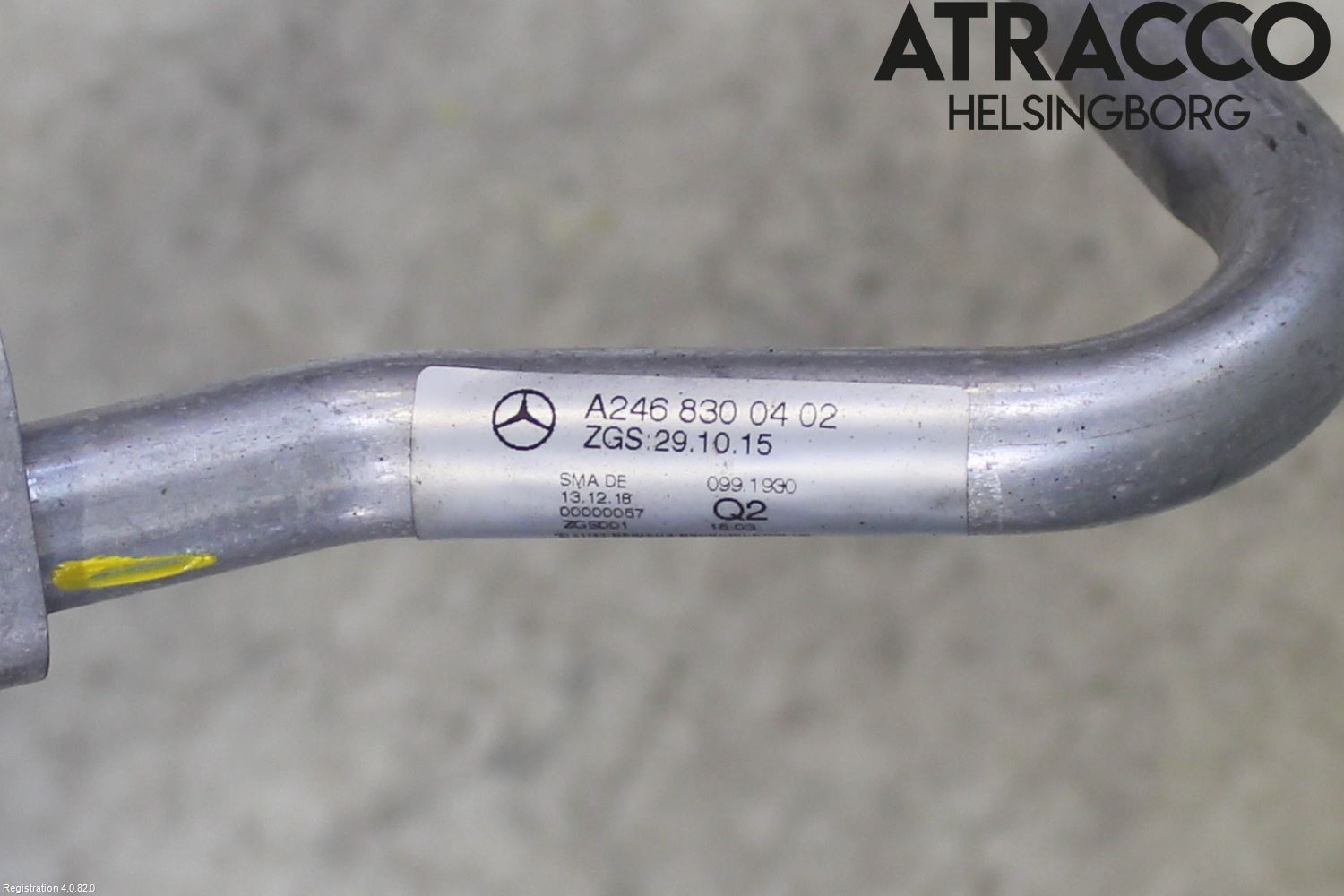 Mercedes-Benz MB CLA-KLASS (C117/X117) 13-19 Ac Slang-Rör