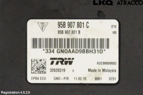 Porsche MACAN/EV 14- Styrenhet Parkbroms Epb