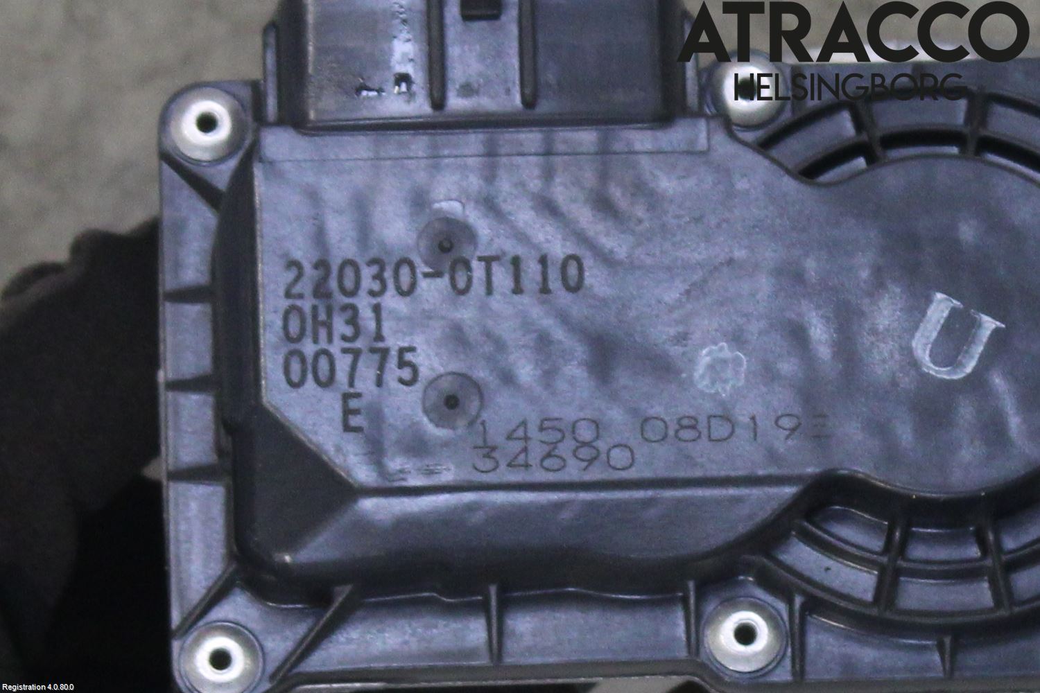 Toyota COROLLA 19- Injspjällhus