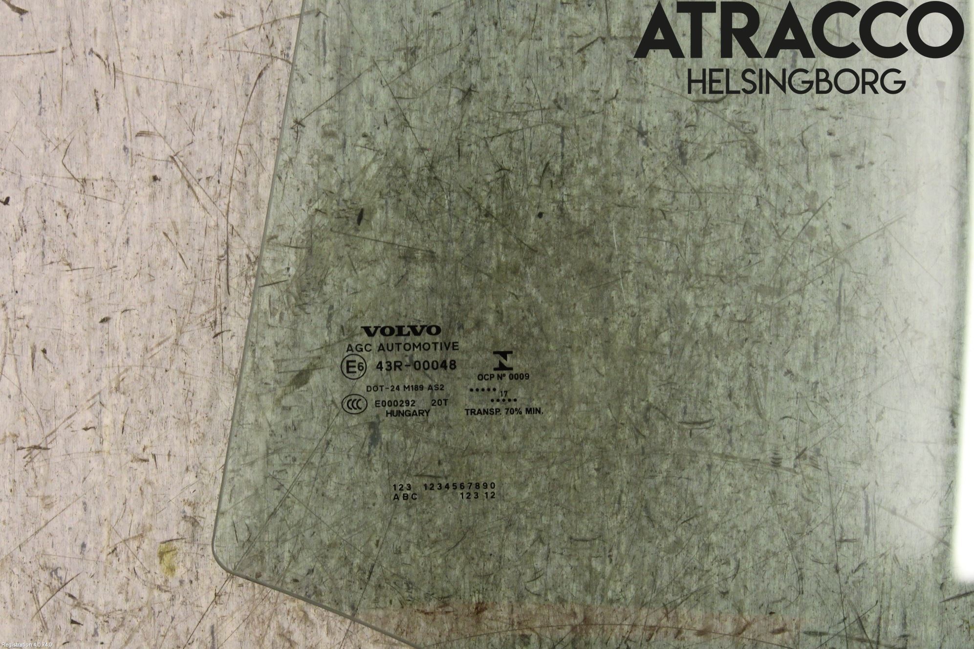 Volvo V40 12-19 Dörruta Bak Vänster