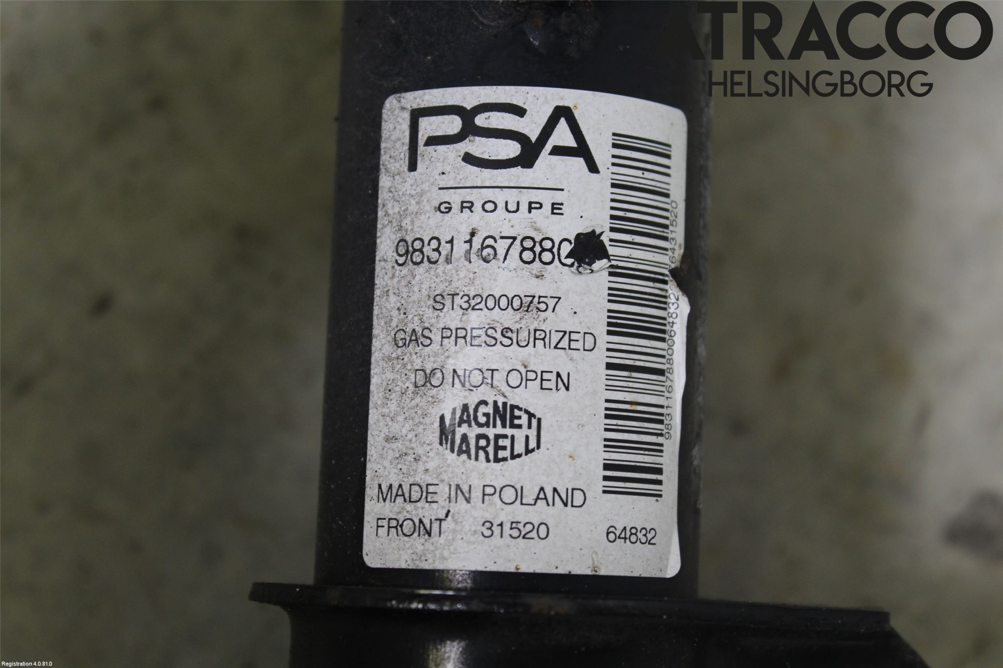 Peugeot 208/E-208 20- Fjäderben Fram Vänster