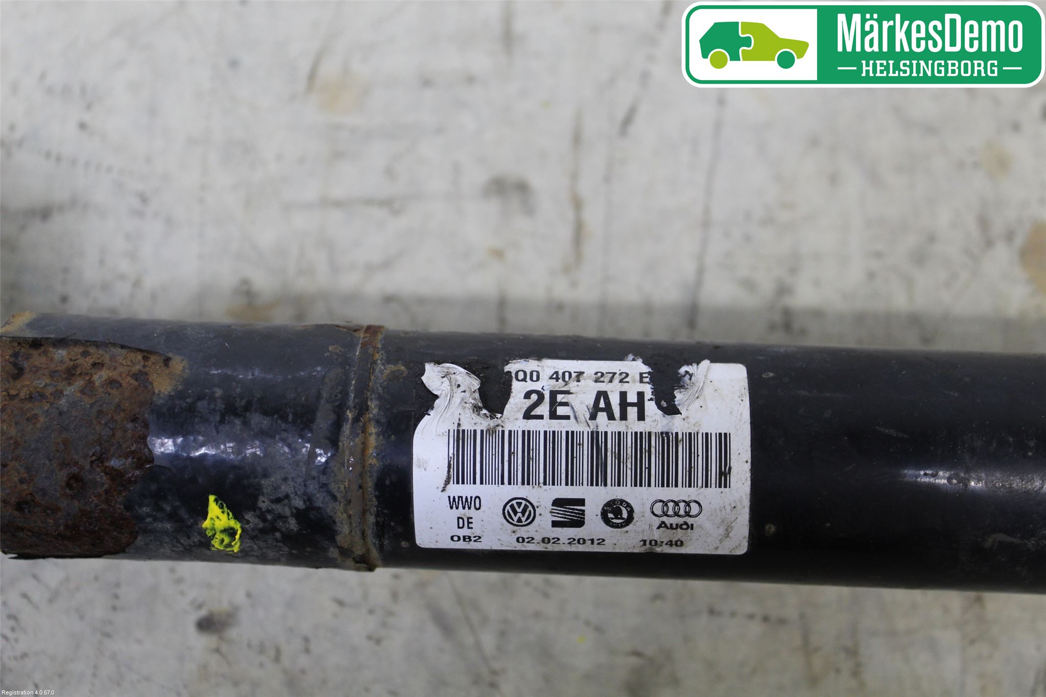 Skoda ROOMSTER Drivaxel Fram Höger