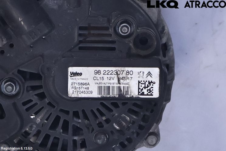 Peugeot 3008 17-24 Generator