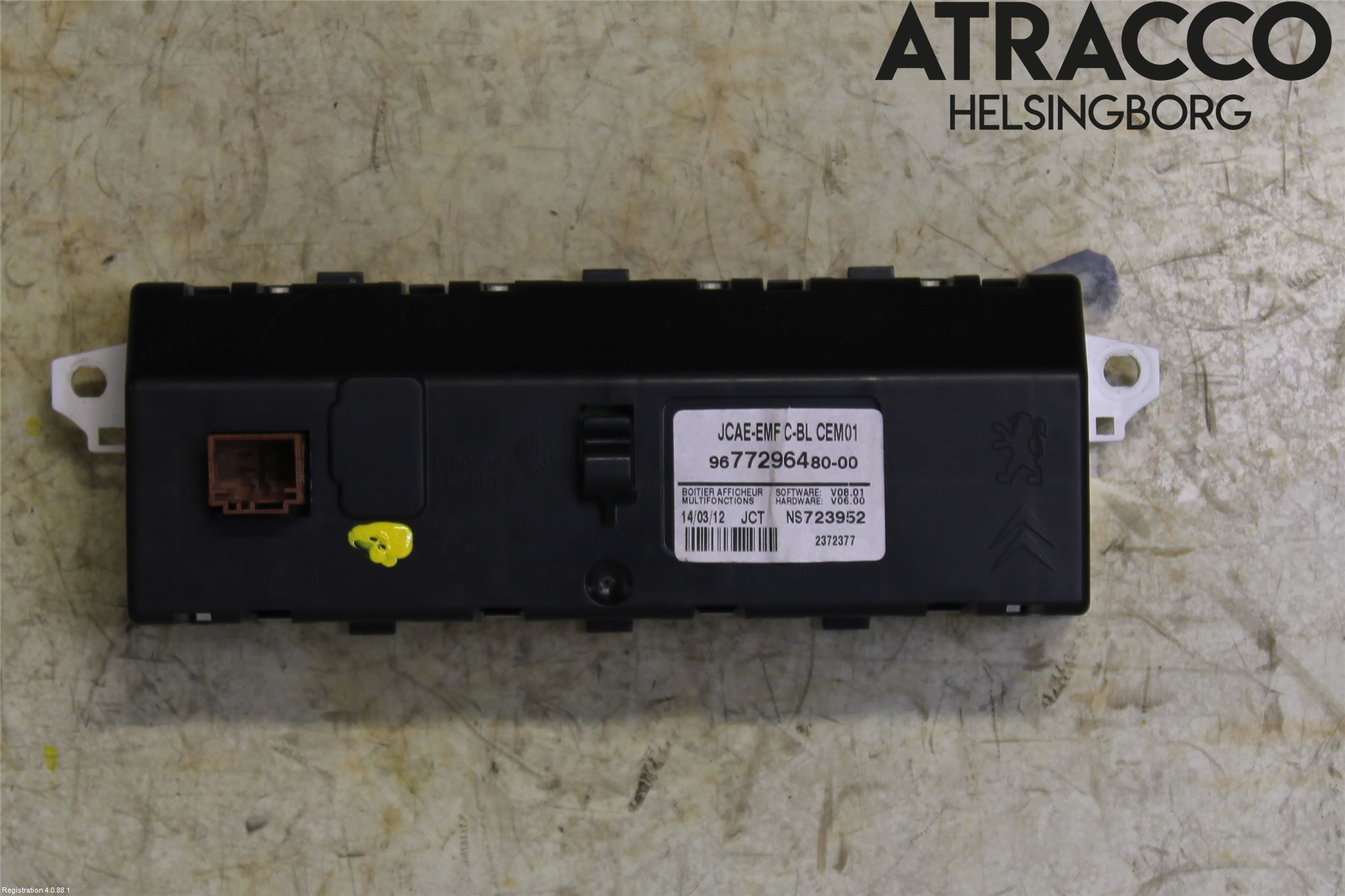 Peugeot 508 11-18 Multifunktionsdisplay