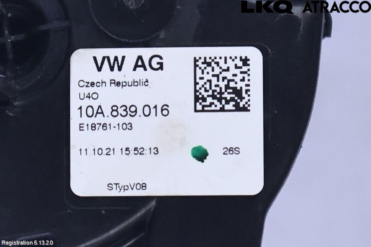 Volkswagen VW T-CROSS 19- Låskista-Dörrlås