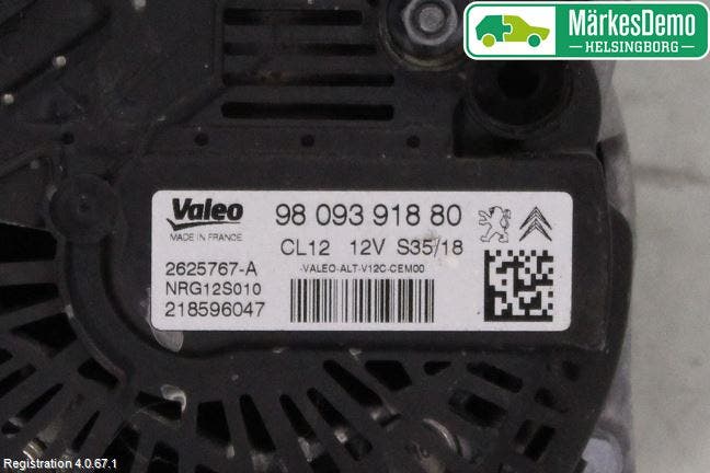 Peugeot PEUGOT 208 16-19 Generator