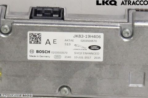 Jaguar XE (X760) 15-24 Sensor Adaptiv Farthållare