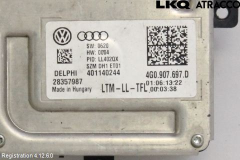 Audi A6 ALLROAD 12-18 Styrenhet Strålkastare